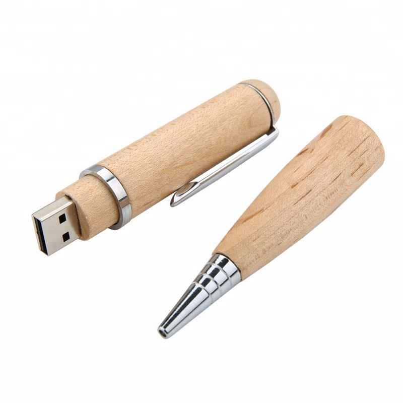 Wooden pen usb flash drive