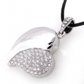 Jewelry heart usb flash drive